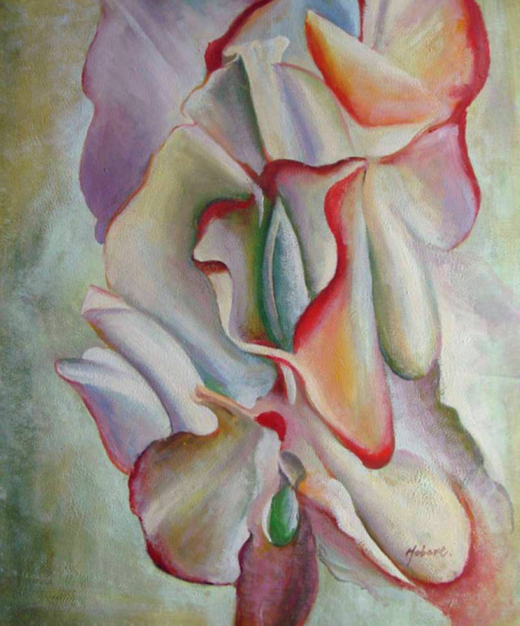 Pink Sweet Peas (1926) - Georgia O'Keeffe Tablo