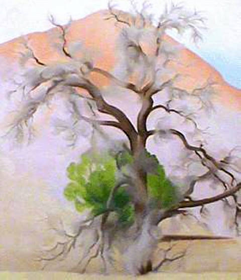 Pinons with Cedar - Georgia O'Keeffe Tablo