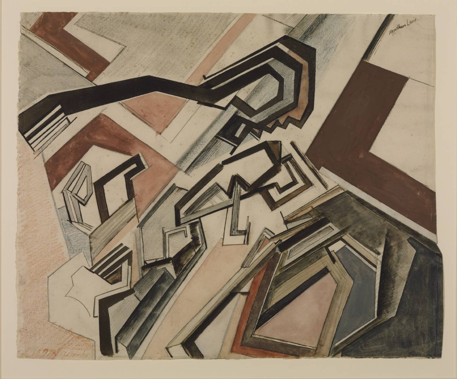Planners Happy Day (1913) - Wyndham Lewis Tablo