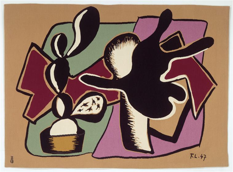 Plant black - Fernand Léger Tablo