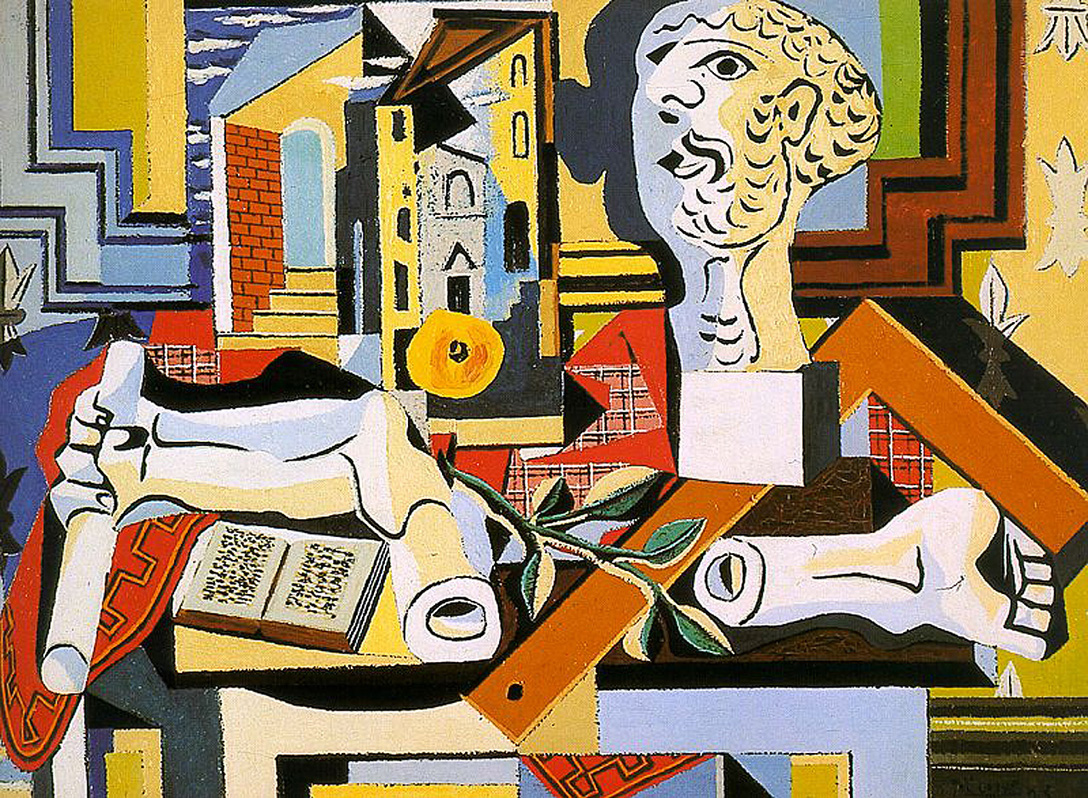 Plaster head and arm (1925) - Pablo Picasso Tablo