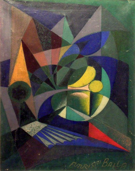 Plastic Colour (1918) – Giacomo Balla Tablo