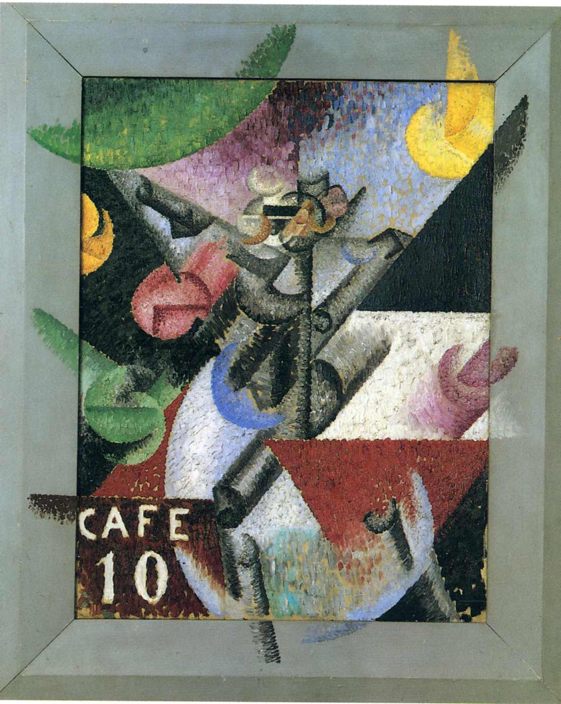 Plastic Rhythm of the 14th of July (1913) - Gino Severini Tablo