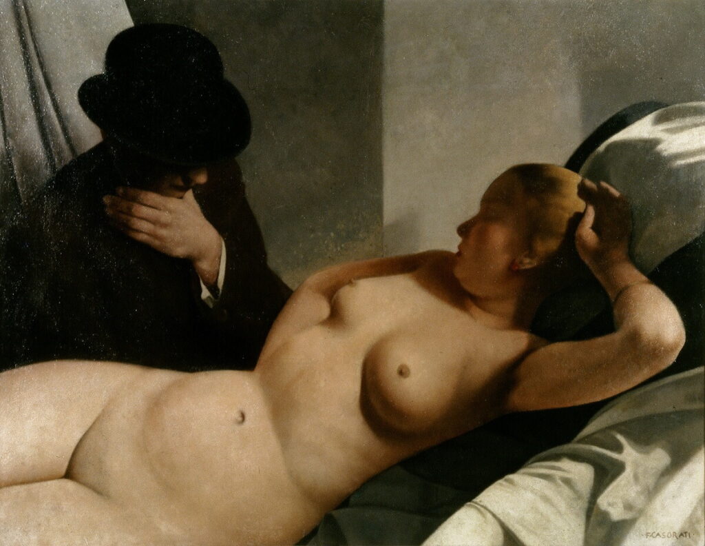 Platonic conversation (1925) - Felice Casorati Tablo