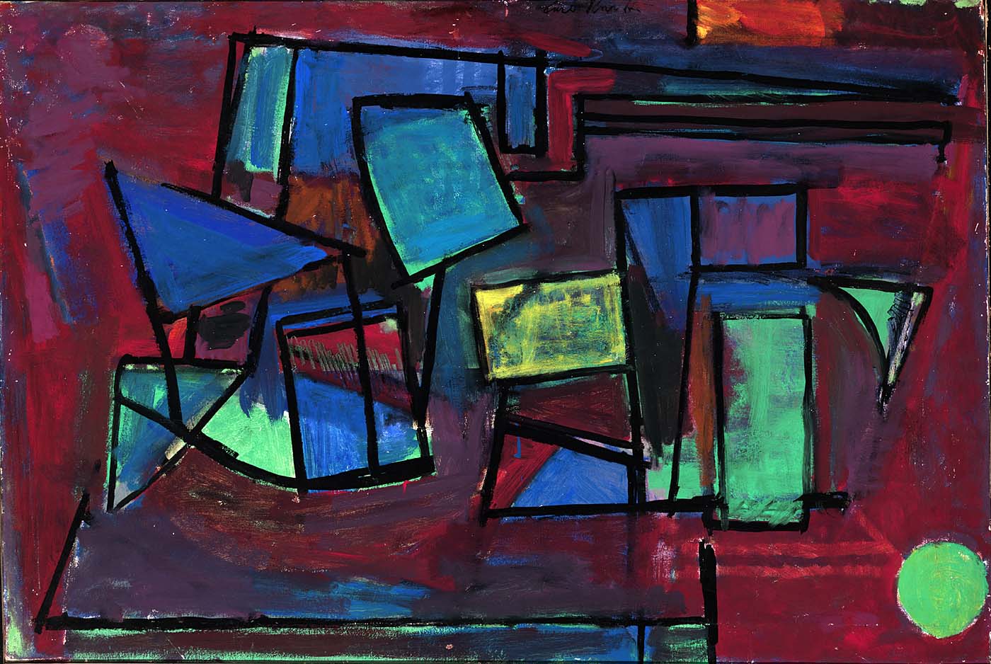 Play of Planes (1945) - Karl Knaths Tablo