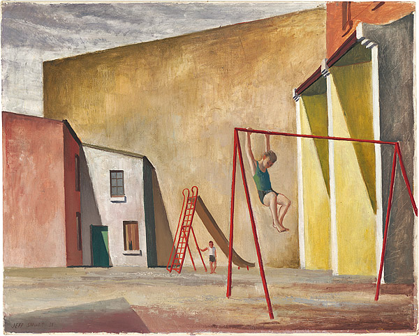 Playground (Children Playing) (1951) - Jeffrey Smart Tablo