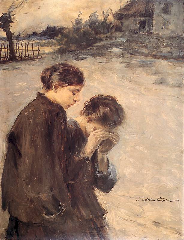 Pod Brzemieniem Nieszczęścia – Teodor Axentowicz Tablo