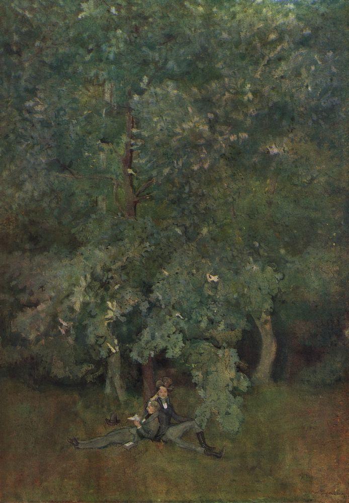 Poets (1898) – Konstantin Somov Tablo
