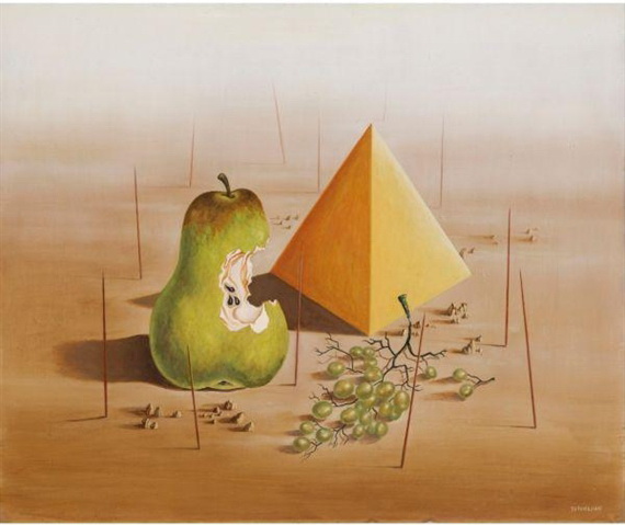 Poire et raisins – Léon Arthur Tutundjian Tablo