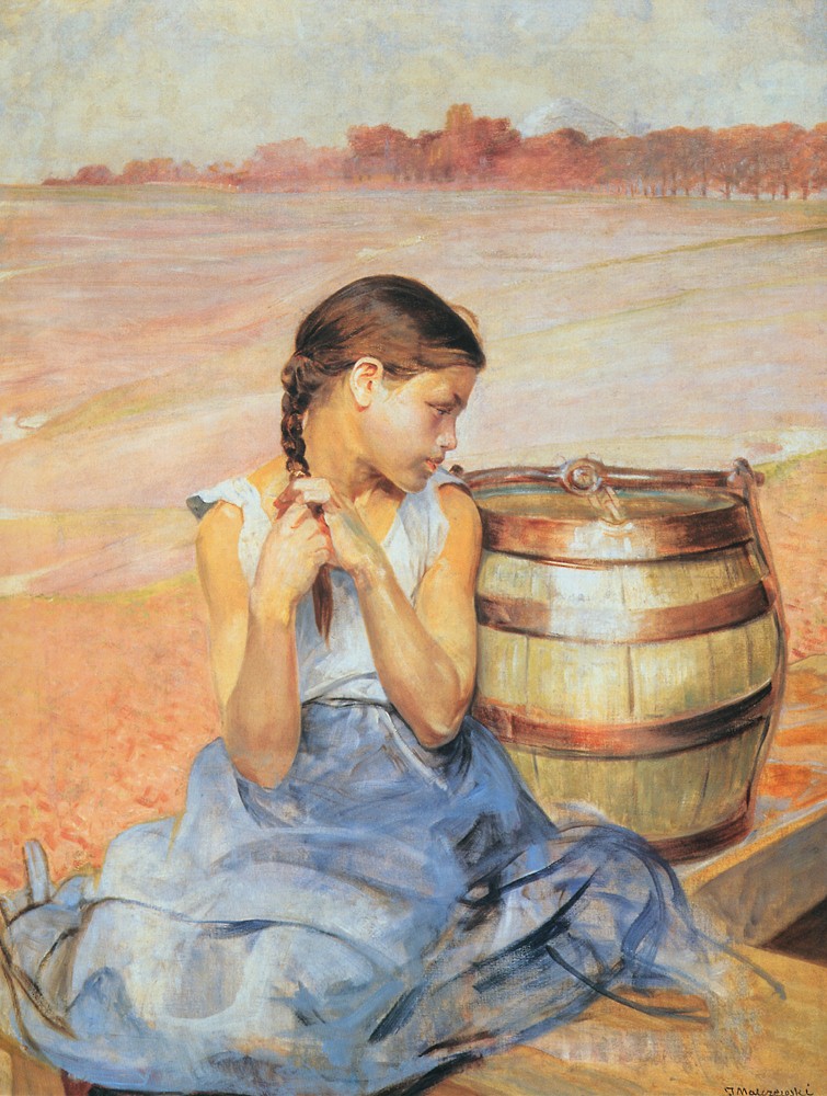 Poisoned Well I - Jacek Malczewski Tablo