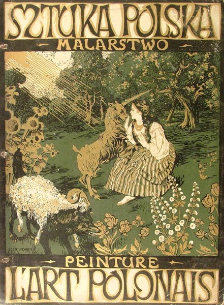 Polish Art Painting album cover (1903) - Józef Mehoffer Tablo