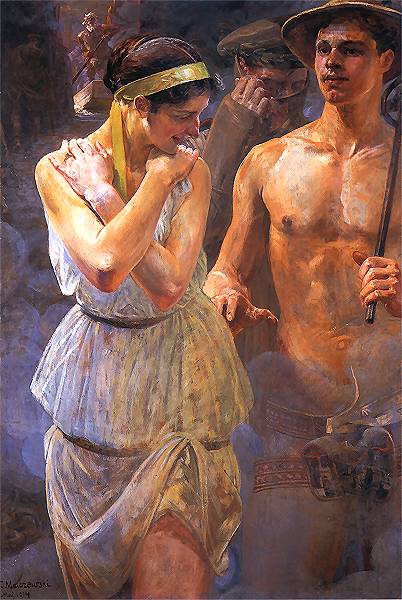 Polonia II (1914) - Jacek Malczewski Tablo