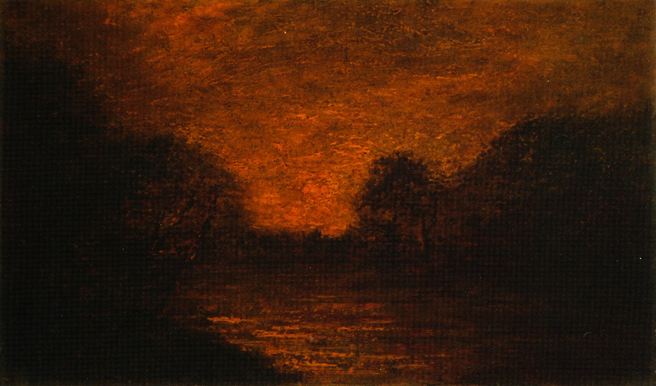 Pond in Moonlight - Albert Pinkham Ryder Tablo
