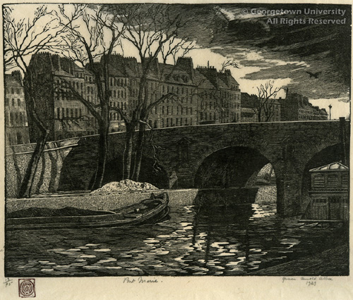 Pont Marie (1929) - Grace Albee Tablo