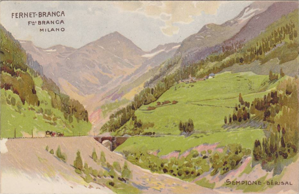 Ponte di crevola berisal (1906) - Leopoldo Metlicovitz Tablo
