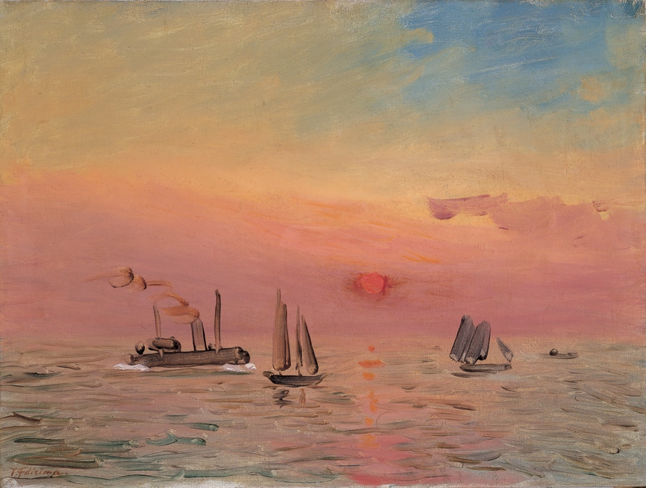 Port in the Morning Light – Fujishima Takeji Tablo