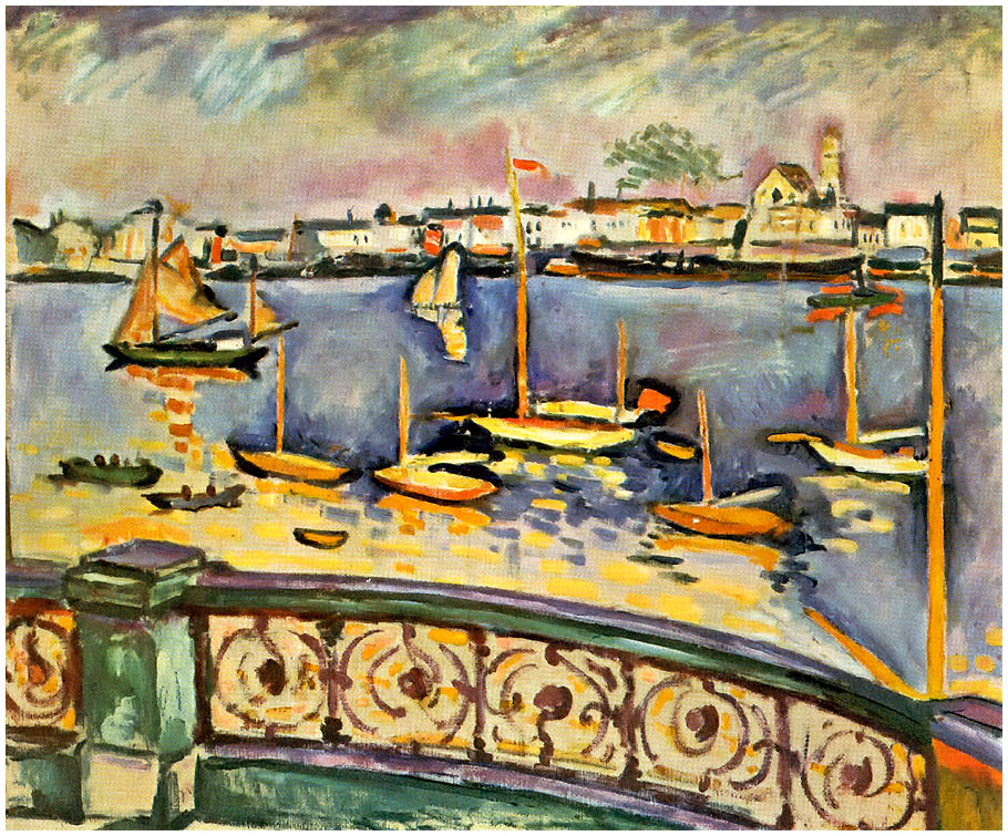 Port of Antwerp (1906) - Georges Braque Tablo