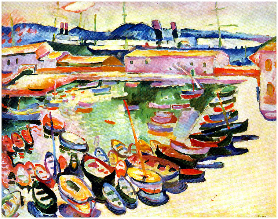 Port of La Ciotat (1907) - Georges Braque Tablo