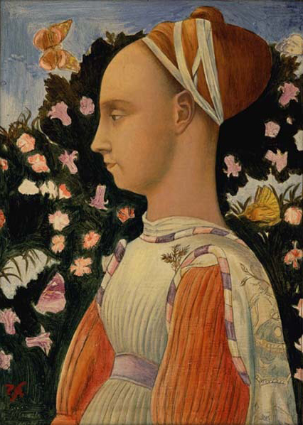 Portrait D’une Jeune Princesse (1912) – Fujishima Takeji Tablo