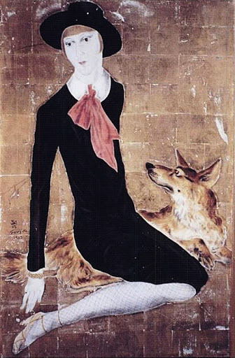 Portrait De Suzy Solidor (1927) – Tsuguharu Foujita Tablo
