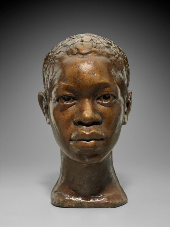Portrait Head of John Henry (1949) – Augusta Savage Tablo