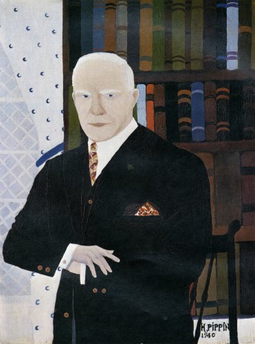Portrait Of Christian Brinton (1940) – Horace Pippin Tablo