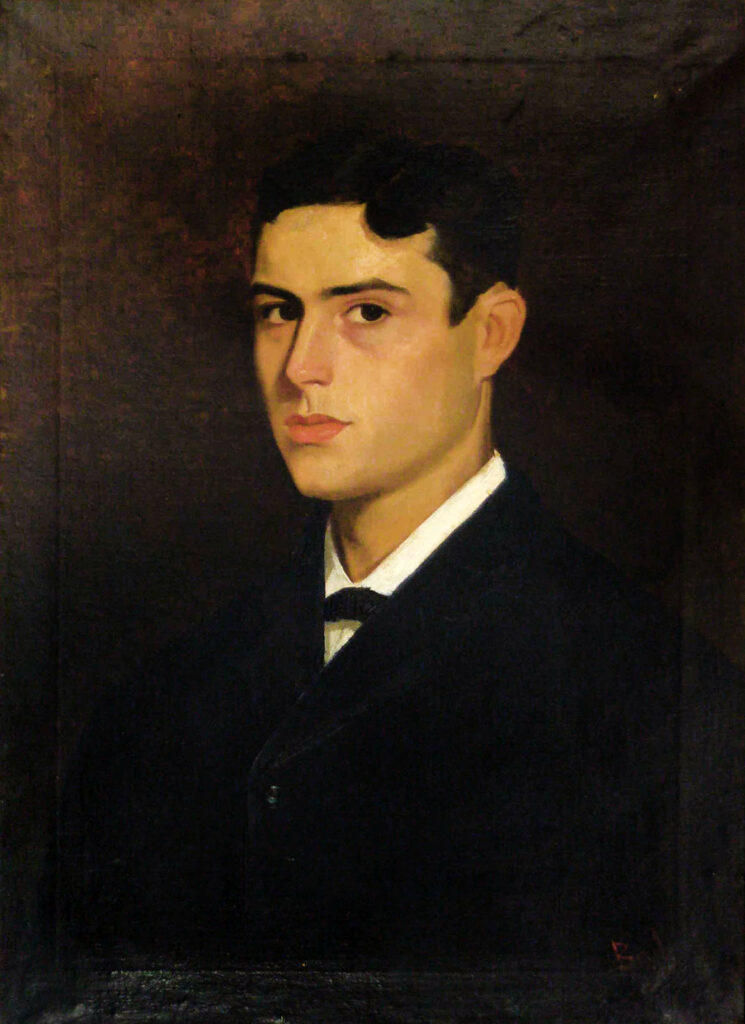 Portrait Of Miquel Llambías Adrover (1883) - Joan Brull Tablo