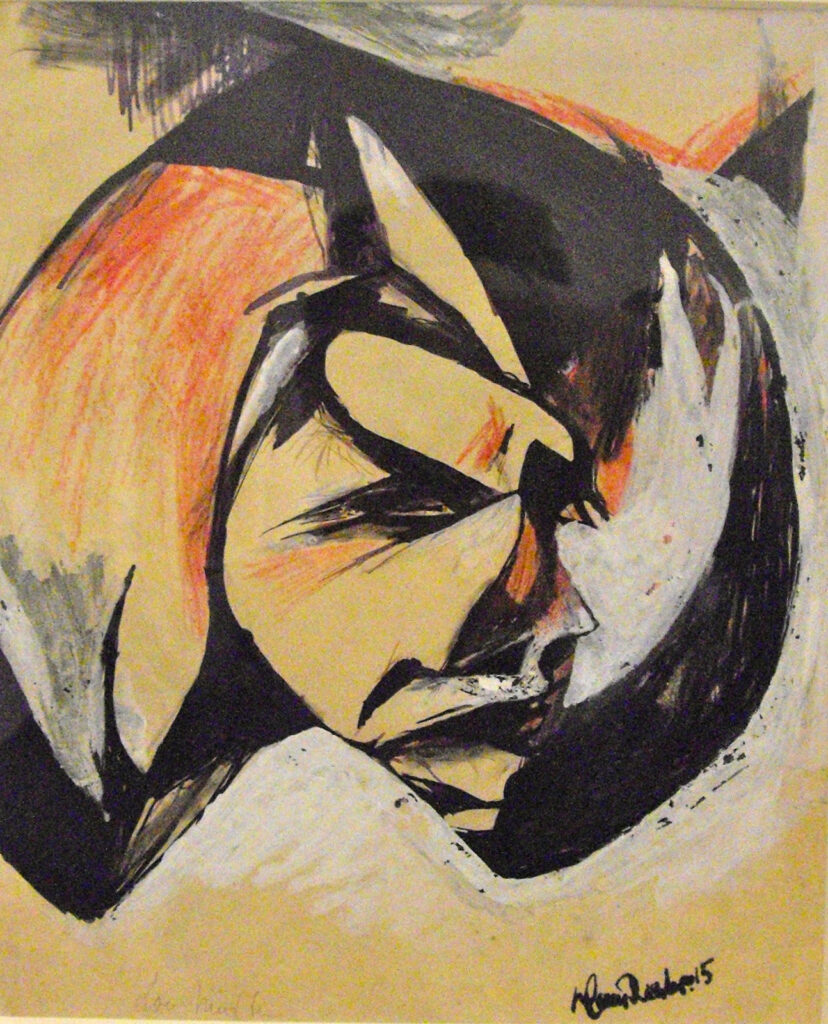 Portrait de Lou Märten (1915) – Hans Richter Tablo