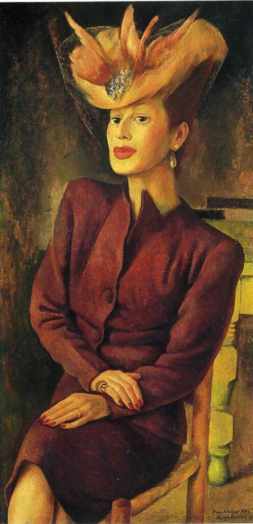 Portrait of Adalgisa Nery (1945) - Diego Rivera Tablo