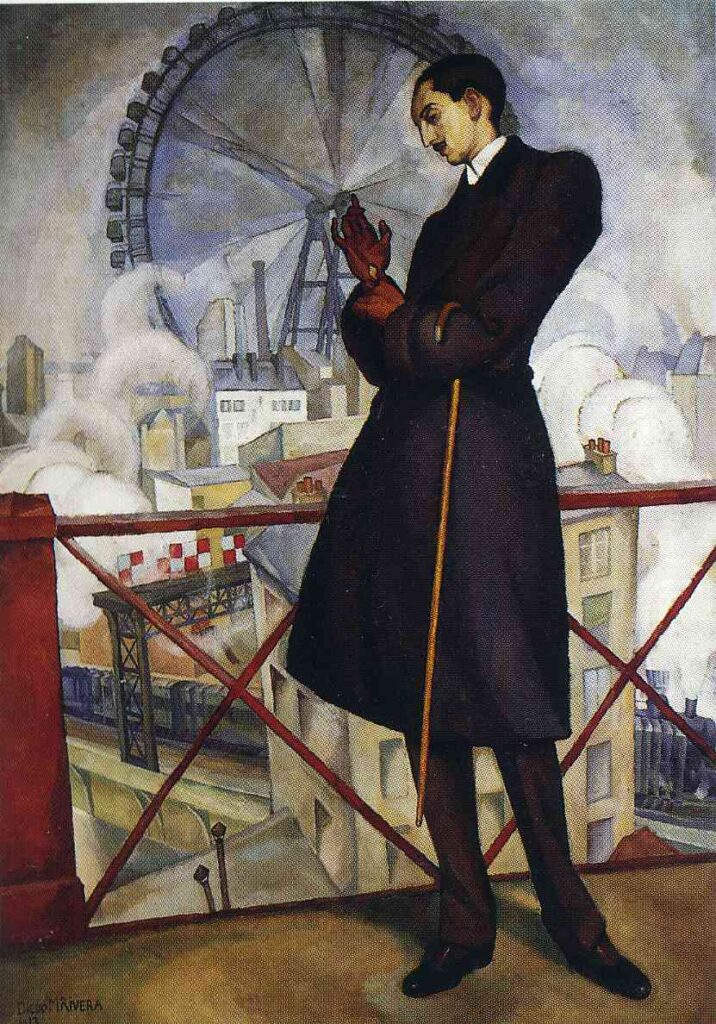 Portrait of Adolfo Best Maugard (1913) - Diego Rivera Tablo