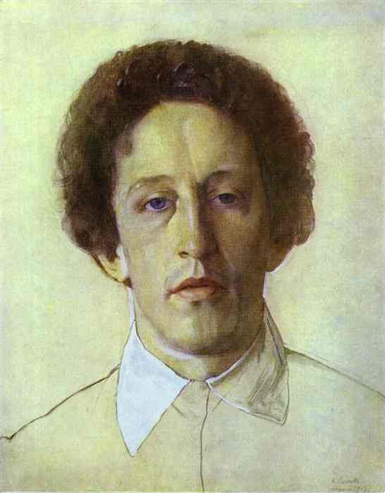 Portrait of Aleksandr Blok (1907) – Konstantin Somov Tablo