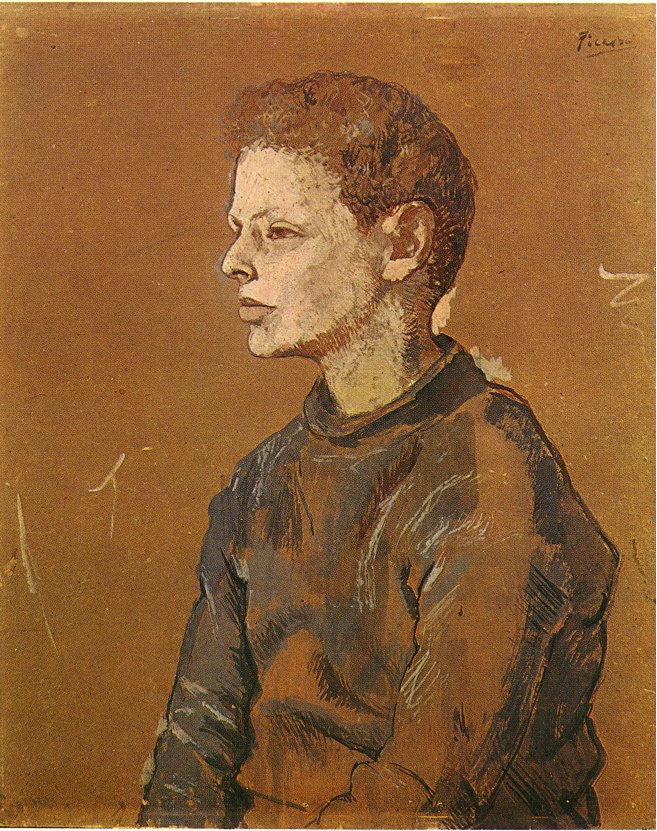 Portrait of Allan Stein (1906) - Pablo Picasso Tablo