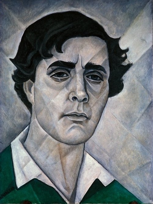 Portrait of Amedeo Modigliani (1955) - Marevna (Marie Vorobieff) Tablo