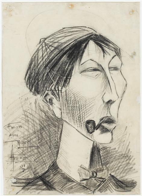 Portrait of Andre Mare (1901) - Fernand Léger Tablo