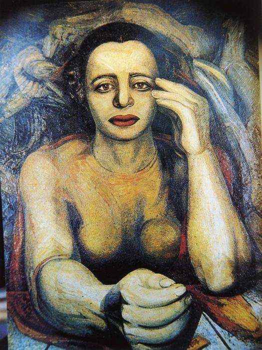 Portrait of Angelica (1947) – David Alfaro Siqueiros Tablo