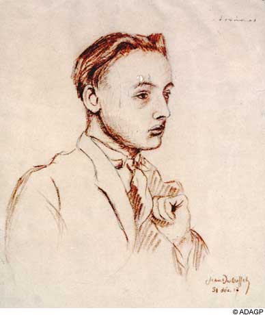 Portrait of Armand Salacrou (1917) – Jean Dubuffet Tablo