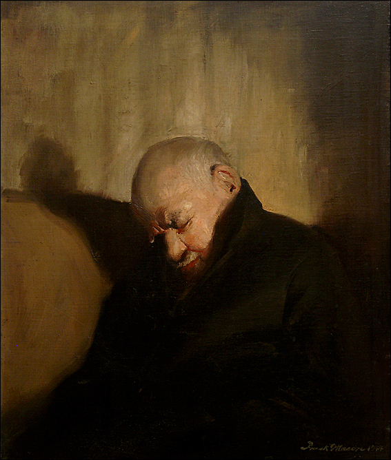 Portrait of Artist’s Father Sleeping (1944) – Frank Mason Tablo