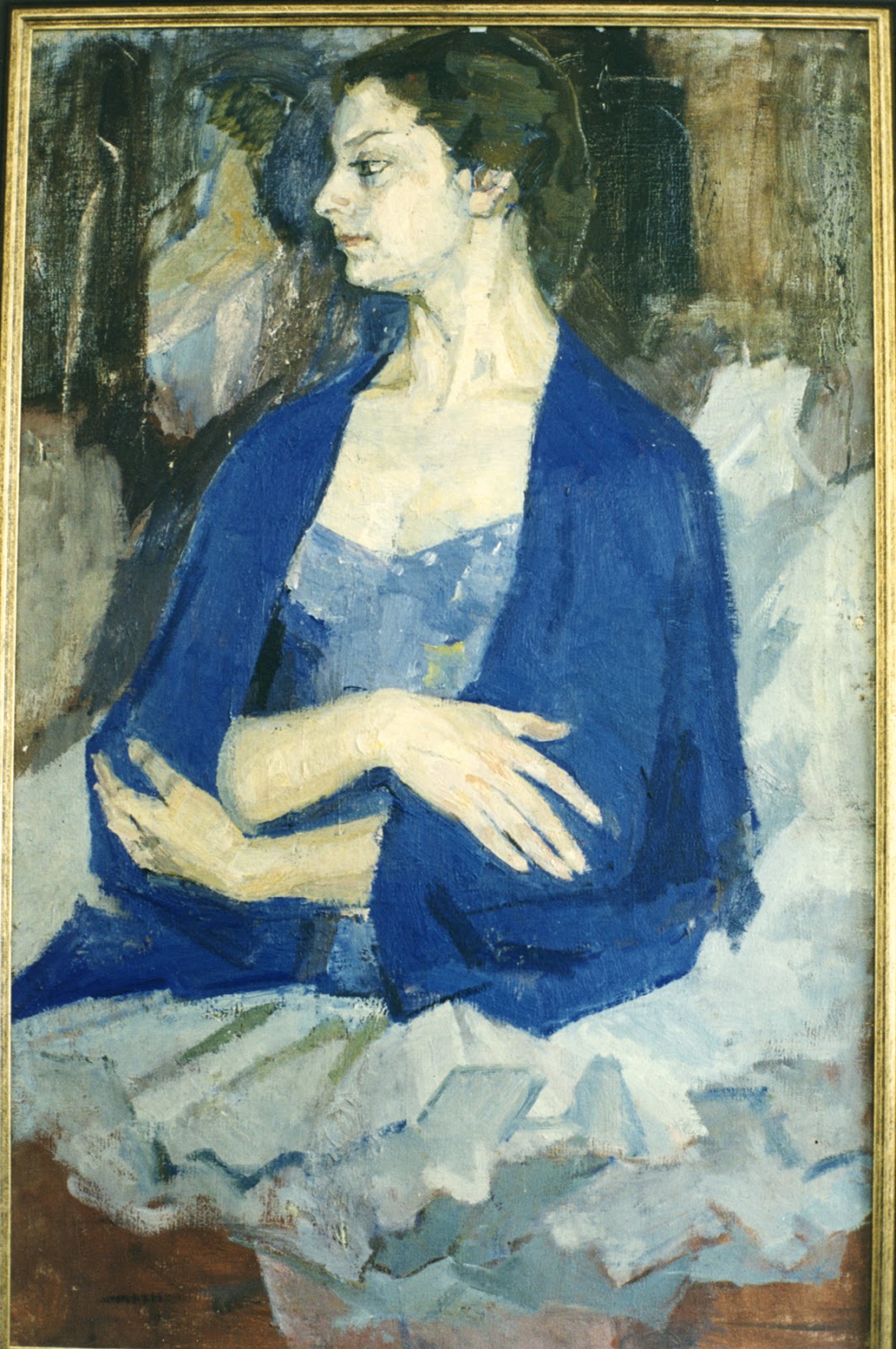 Portrait of Ballerina S.Kolyvanova - Zoe Lerman Tablo