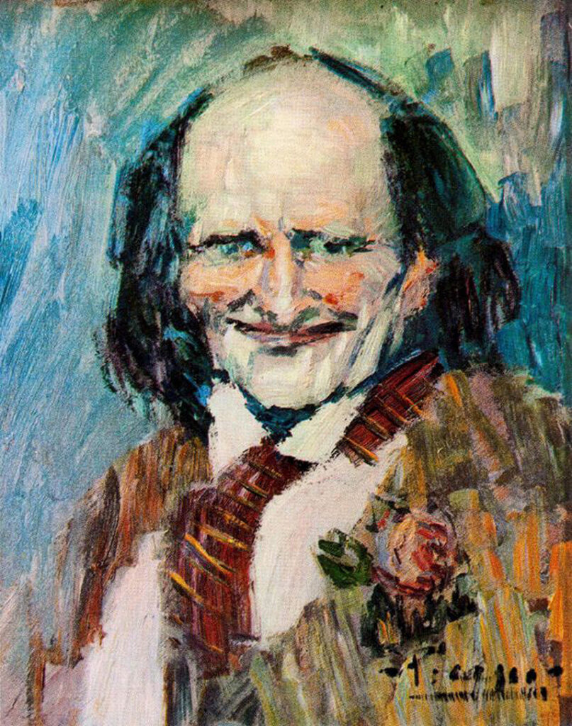 Portrait of Bibi la Purée (1901) - Pablo Picasso Tablo