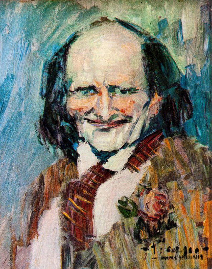 Portrait of Bibi la Purée (1901) - Pablo Picasso Tablo
