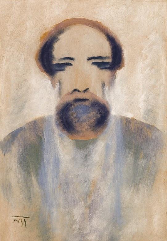 Portrait of Brancusi – János Mattis-Teutsch Tablo