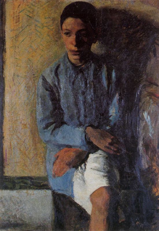Portrait of Brother Ettore (1910) – Mario Sironi Tablo