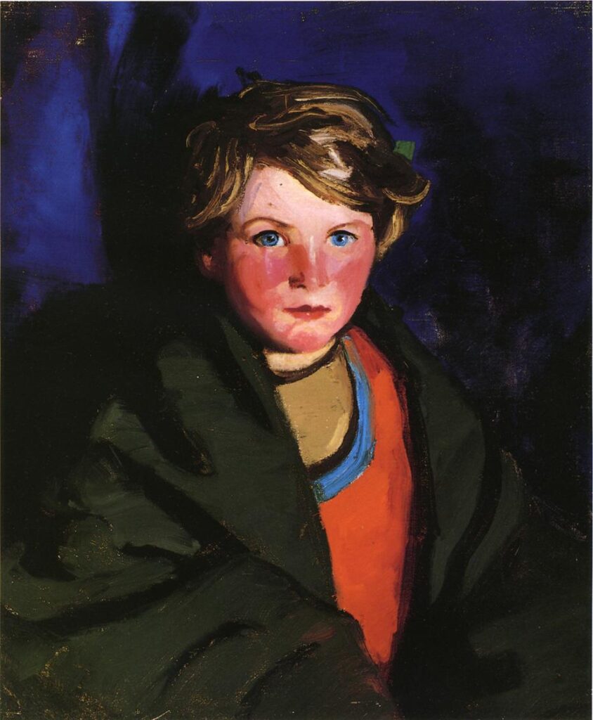Portrait of Catherine O'Malley (1924) - Robert Henri Tablo