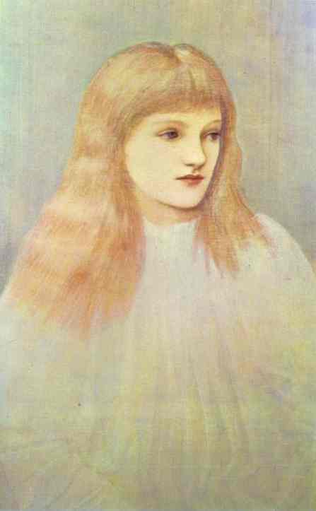 Portrait of Cecily Horner (1895) – Edward Burne-Jones Tablo
