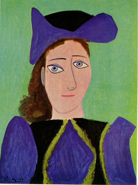 Portrait of D. M. (1943) - Pablo Picasso Tablo