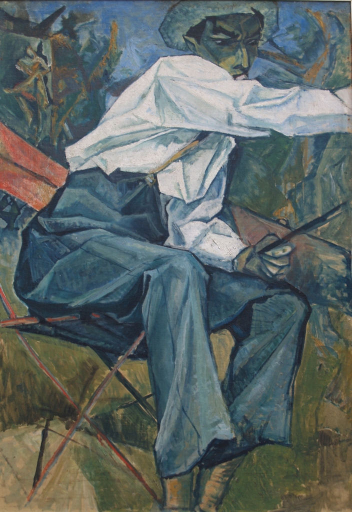 Portrait of Davidescu – Marcel Janco Tablo