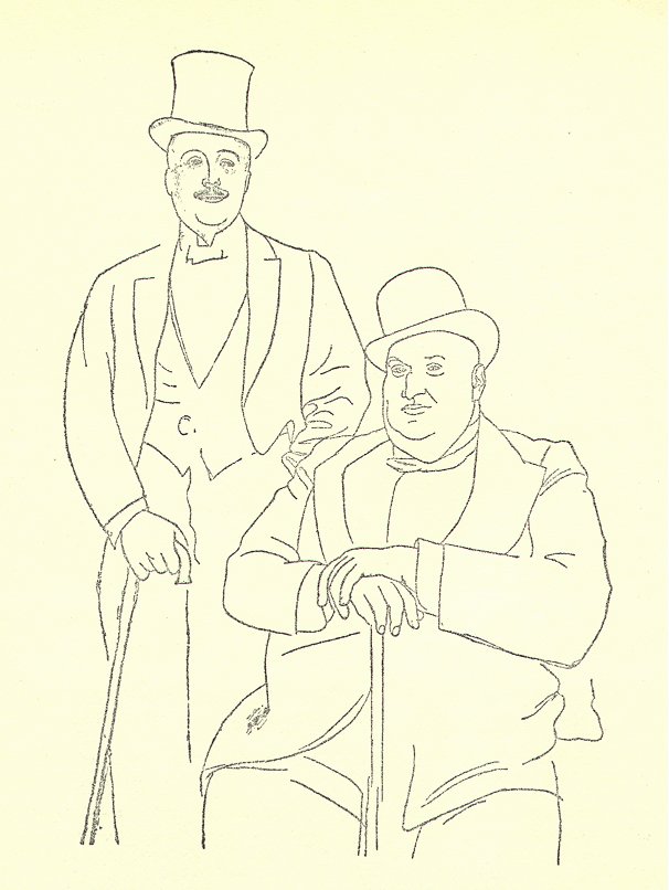Portrait of Diaghilev and Seligsberg (1917) - Pablo Picasso Tablo