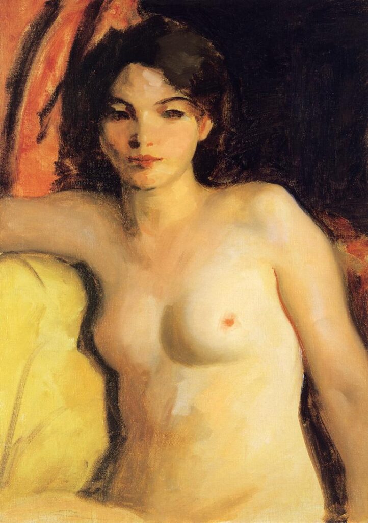Portrait of Doris Trautman (1928) - Robert Henri Tablo