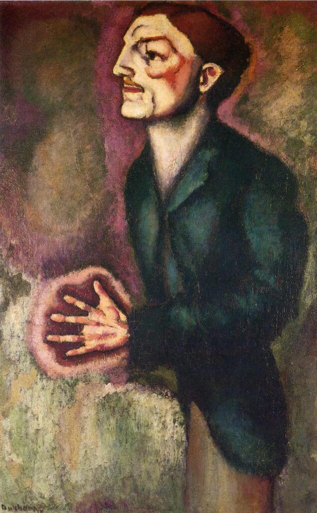 Portrait of Dr. Dumouchel (1910) - Marcel Duchamp Tablo