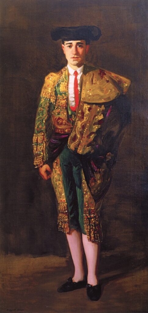 Portrait of El Matador, Felix Asiego (1906) - Robert Henri Tablo
